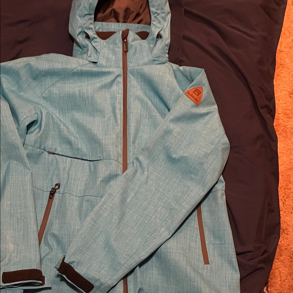 Avalanche Blue Jacket with Black Details